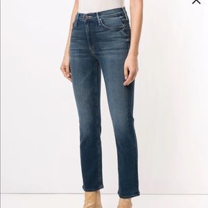 MOTHER denim Mid Rise Dazzler Ankle